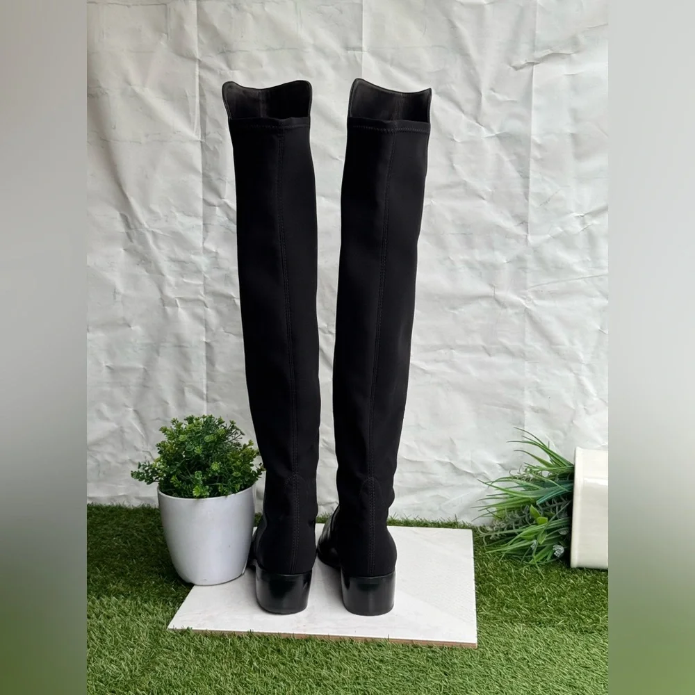 Stuart Weitzman 5050 Bold Leather Over-The-Knee Boots size 6.5 New Retaill $795